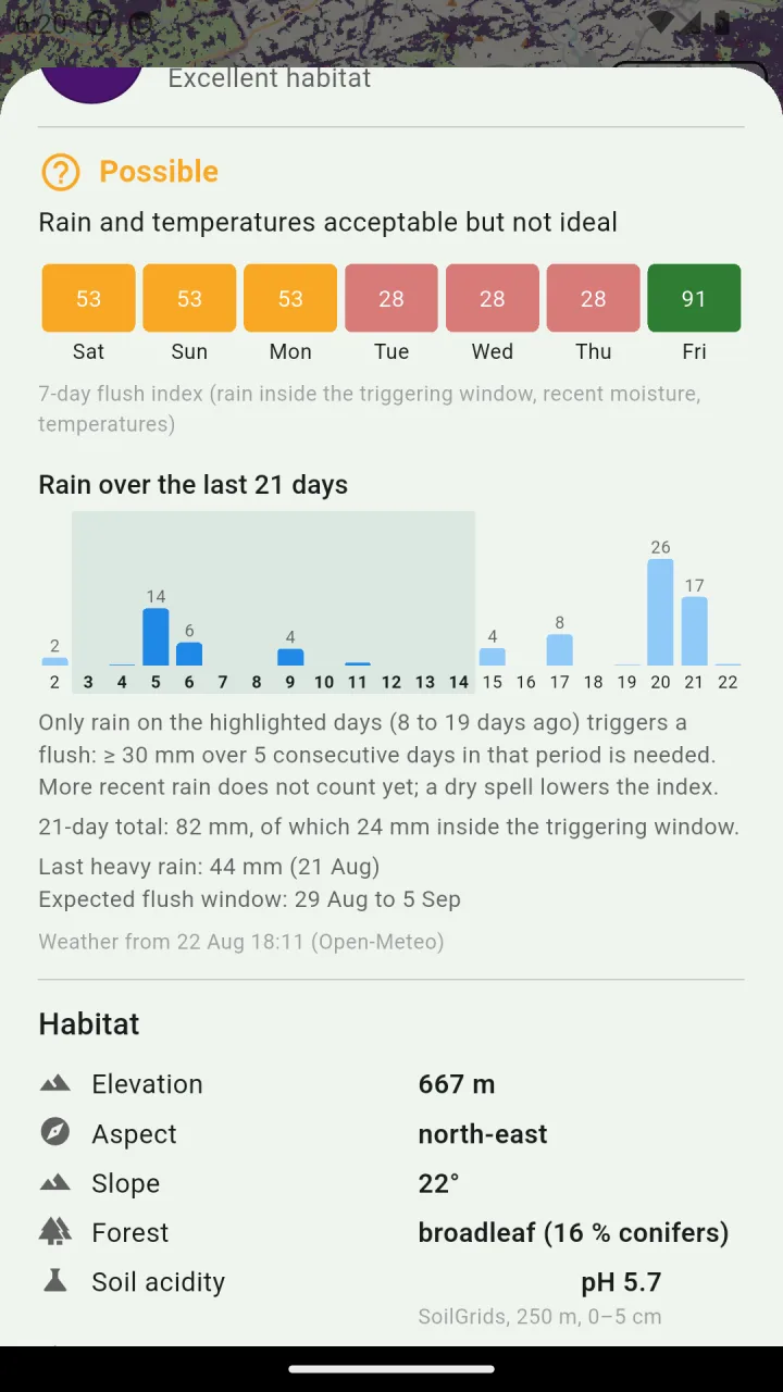 Condizioni locali nell’app Cepello